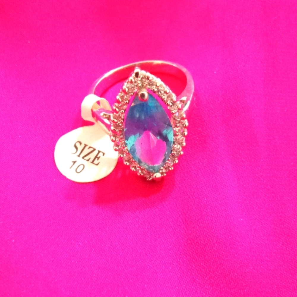 Vintage blue ring size 10